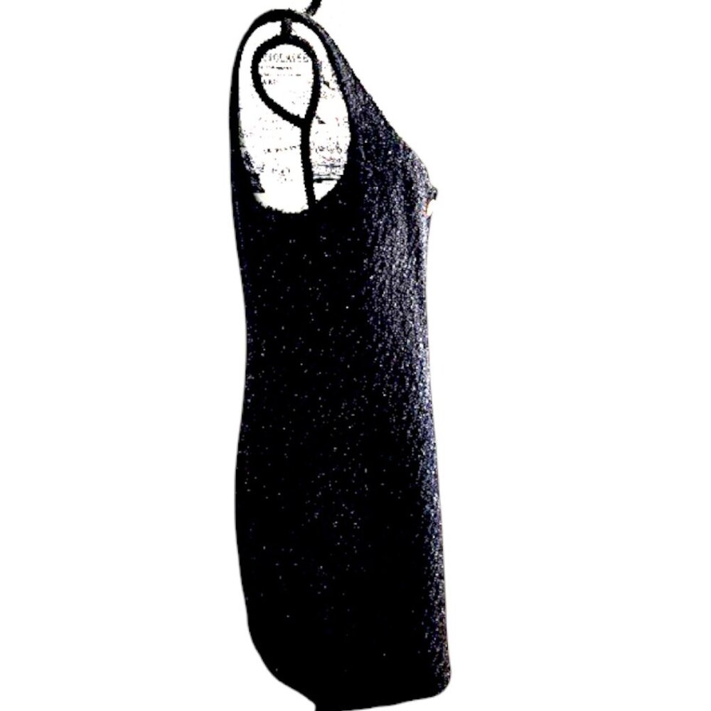 Michael Kors Metallic Tweed Wool Blend Mini Dress - Picture 2 of 8